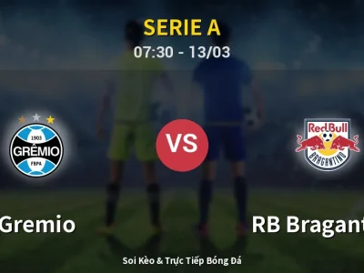 Kết Quả: Gremio 1-1 RB Bragantino – Highlight & Bàn Thắng | Serie A