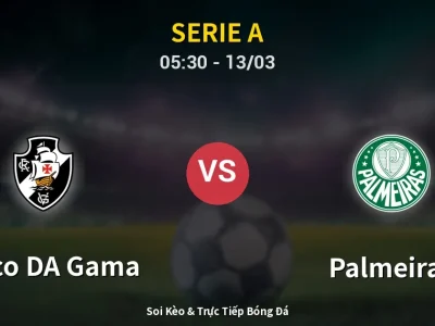 Kết Quả: Vasco DA Gama 2-1 Palmeiras – Highlight & Bàn Thắng | Serie A