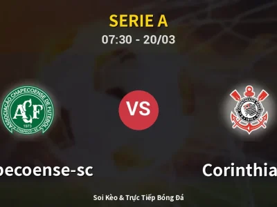 Kết Quả: Chapecoense-sc 0-0 Corinthians – Highlight & Bàn Thắng | Serie A