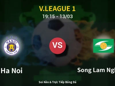 Kết Quả: Ha Noi 3-0 Song Lam Nghe An – Highlight & Bàn Thắng | V.League 1