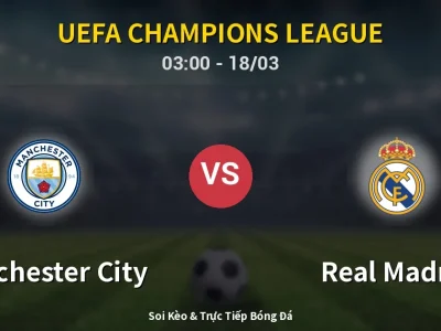 Kết Quả: Manchester City 1-2 Real Madrid – Highlight & Bàn Thắng | UEFA Champions League
