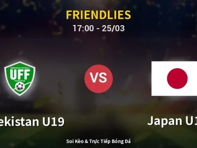 Kết Quả: Uzbekistan U19 0-1 Japan U19 – Highlight & Bàn Thắng | Friendlies